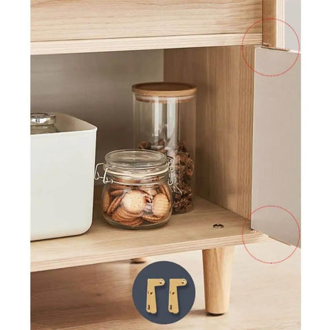 360 Degree Rotatable Copper Pivot Hinges For Cabinets And Doors Antique L Shape Hidden Hinges installed on cabinet door