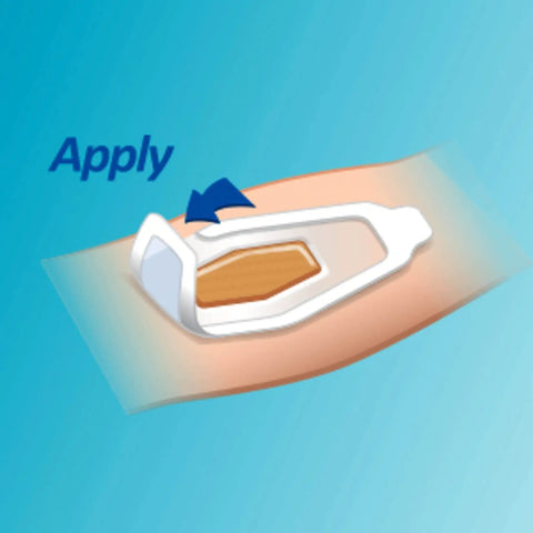 Illustration showing Waterproof Clear Bandages Assorted Sizes 100 Count With 360 Degree Seal Around The Pad Protects Minor Wounds From Water