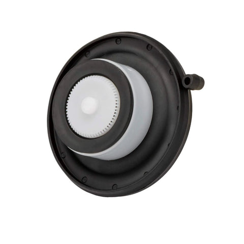 Hunter PGV diaphragm irrigation valve replacement with white gear diaphragm inside black circular housing