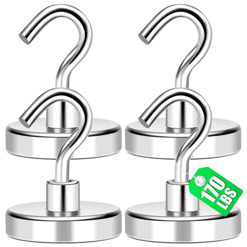 4-pack utility cart 170 lb load capacity steel frame heavy duty hooks for moving boxes, appliances, and heavy cargo