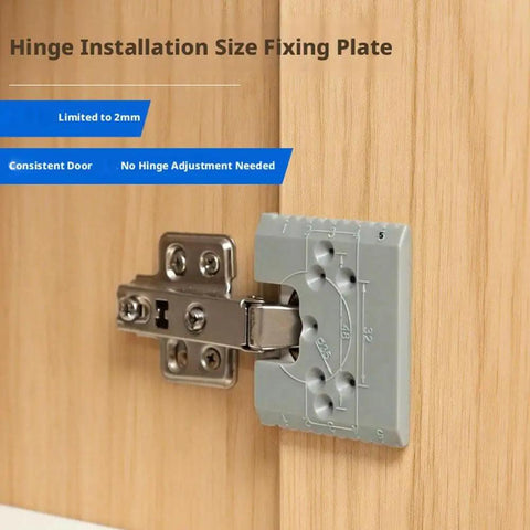 Super Handy Hinge Installation Jig For Doors And Cabinets, Precise Frame And Panel Positioning Guide with durable ABS construction
