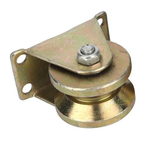 Heavy Duty Beefed Up V Groove Gate Roller Set Two Pack For Sliding Gates And Industrial Machinery with high strength steel