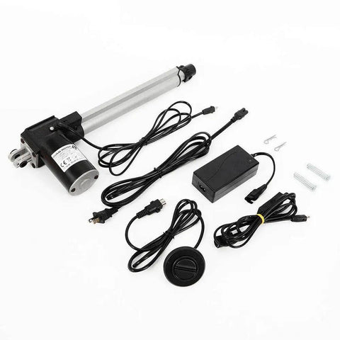 IP44 Rated 24V DC Linear Actuator With 250mm Stroke, 100 Kg Max Push And Pull, Compact Permanent Magnet Motor Design kit