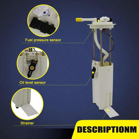 Fuel Pump Module Assembly For GM Astro And Safari Vans 2000 2005 Direct OE Replacement In Tank Fuel Pump close-up view