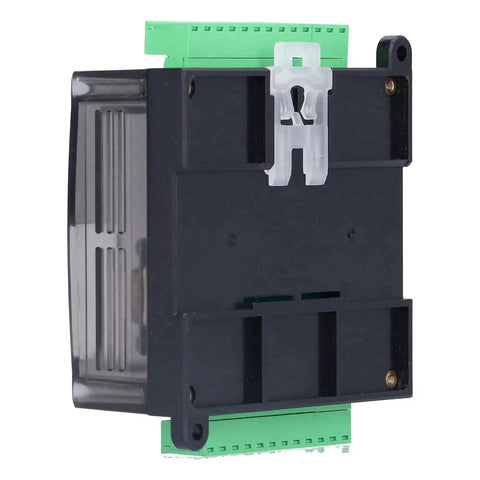 Side view of 12V PLC Control Module For Quick Easy Plug And Play Automation Programmable Logic Controller Board With Relay Output DC12V 2N20MT