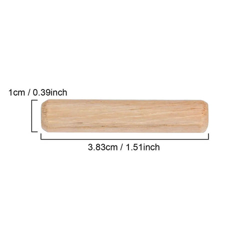 One Thousand Hardwood Dowel Pins Set Three Eighths Inch By One And One Half Inch Fluted Dowel Rods With Beveled Ends For Easy Insertion