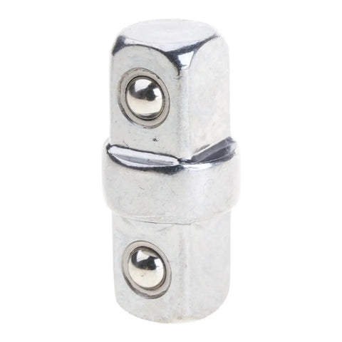 3/8 inch sleeve adapter, chrome-plated, double-ended male square drive to male square drive extension connector