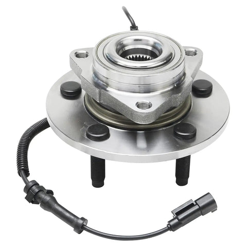 Two Front Wheel Bearing Hubs Assembly Kit For 2009 2011 Dodge Ram 1500 Replacement Pair Fits 2010 Models with sensor cable
