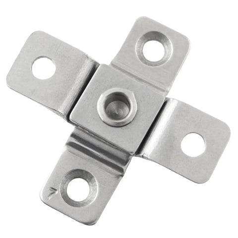 Close-up of Rugged Stainless Steel 360 Degree Swivel Concealed Door Hinges For Small Swinging Doors With Damping 7KGF CM Torque