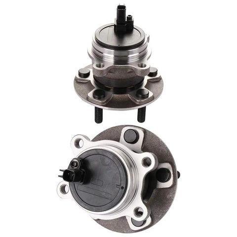 Rear Wheel Hub Bearing Assembly For Ford Focus 2012 To 2018 With ABS 5-Lug 2-Piece Replacement shown with OE Numbers