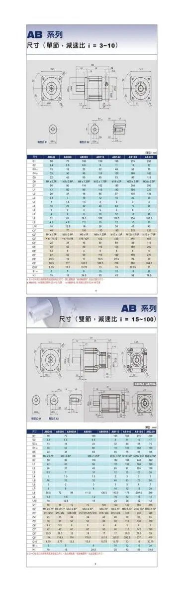 Technical specifications and measurements for Planetary Gearbox Reduction Kit Single Stage Gear Reducer For Motors Compact Space Saving Gearhead