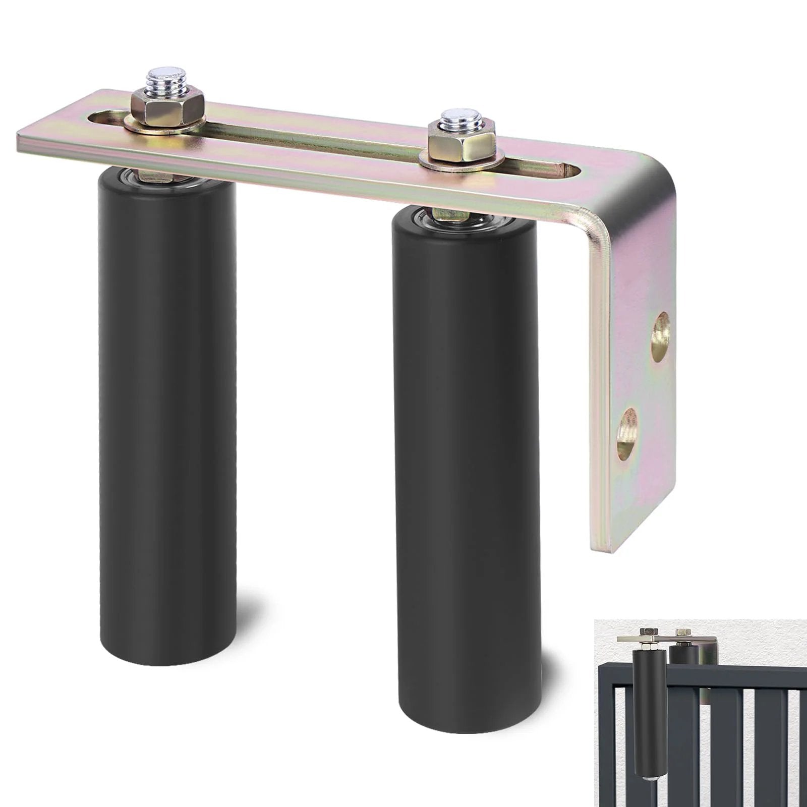 heavy duty sliding gate roller kit with nylon rollers ...