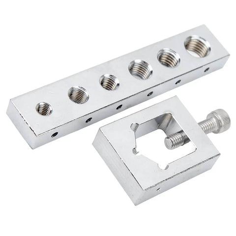 Must Have Nut Bolt Drill Jig Set For Precise Locking Wire Cross Drilling With Thread Sizes M12 M10 M8 M6 steel drill guide tool