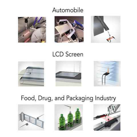 Fiber Optic Sensor Lens 0.5mm Light Spot Diameter for Automotive, LCD Screen, and Food Packaging Applications
