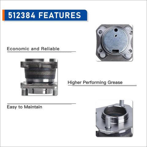 Rear Wheel Hub And Bearing Assembly Fits 2007 To 2012 Nissan Sentra 2.0L L4 With 4 Wheel ABS Replacement Durable OE Like Performance And Plug And Play Easy Install Today, showing economic and reliable features.