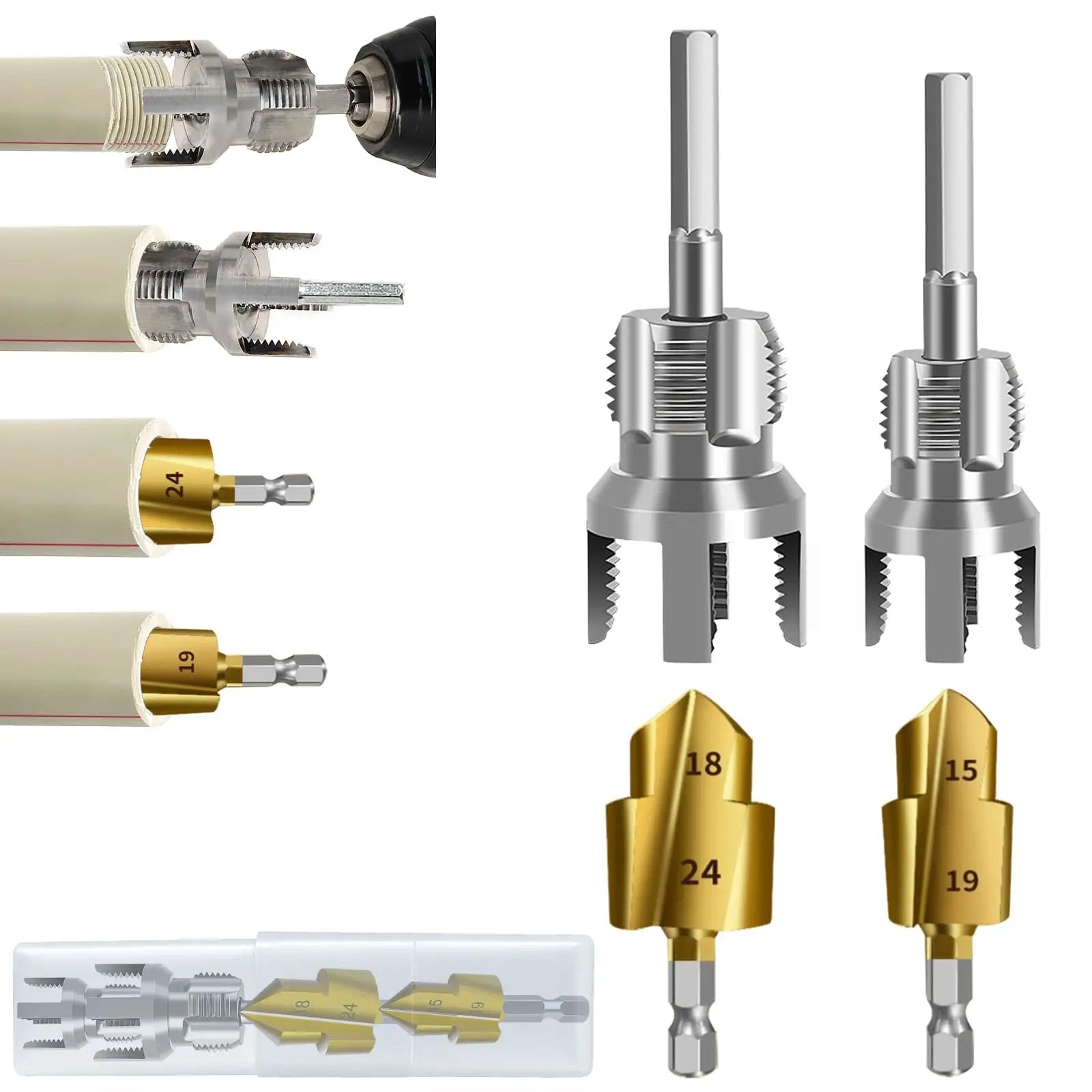 Pro Grade PPR Pipe Threading and Reaming Tool Kit 🍁 &n...
