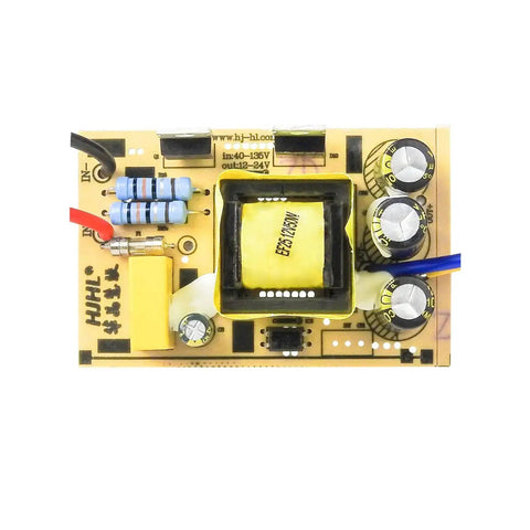 Top view of Isolated DC To DC Converter 30V 120V Input To 12V Output 10A 120W Step Down Power Supply for cars, RVs, and boats.