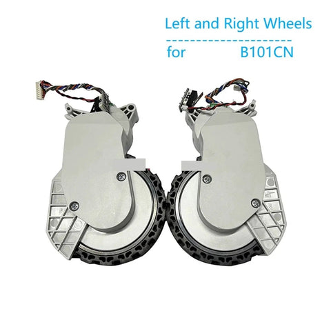 Robot Vacuum Travel Wheel Replacement For Xiaomi Mijia Omni B101CN Left And Right Wheels showing spare parts with wires