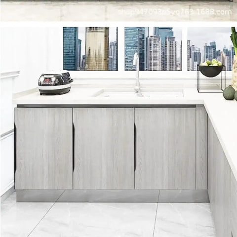  kitchen cabinets with Matte Black 24 Inch Edge Finger Pull Handles 2 Pack Aluminum Alloy Concealed Cabinet Door Pulls for Wardrobe Drawers Hidden Long Strip Pulls with Screws for Home Kitchen Bedroom