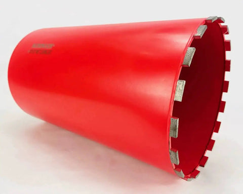 10 Inch Diamond Wet Core Drill Bit For Concrete Rebar Asphalt Brick Rock Masonry One And One Quarter Inch Threaded Barrel Core Drill BLUEROCK Tools