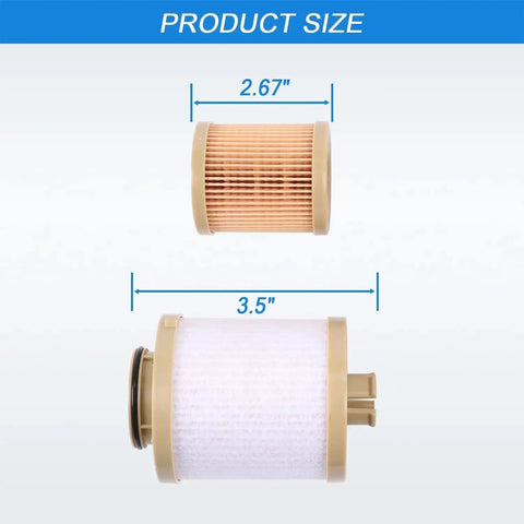 Diesel Fuel Filter Replacement For Ford 6.0L Power Stroke V8 2003 2004 2005 2006 2007 F250 F350 F450 F550 Super Duty And 2003 2005 Excursion product size