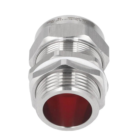 Explosion Proof Cable Gland Connector For Electrical Junction Boxes IP66 304 Stainless Steel With Double Sealing