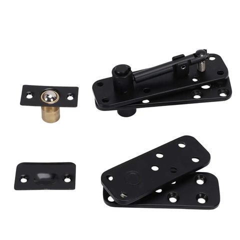 Concealed Pivot Hinge For Secret Doors And Bookcases, Built To Last Heavy Duty 570Lb Load Bearing, 360 Degree Rotation, hardware set