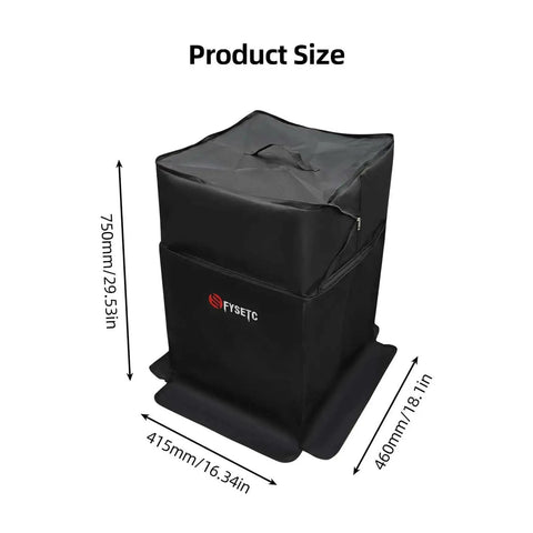 Collapsible Printer Enclosure For Bambu Lab X1 Series And Similar Sized FDM And Resin 3D Printers, Dustproof Sunlight Shield