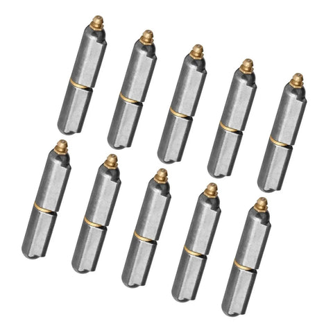 10 Pack Weldable Hinge With Grease Zerk 6 Inch Stainless Steel Heavy Duty Weld On Hinges For Gates Trailers Trucks BBQ Smokers