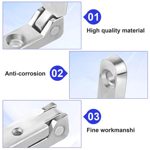 6 Pieces 90 Degree Small Hinges For Wooden Jewelry Boxes With 24 Screws Silver Zinc Alloy Hardware showing details features.