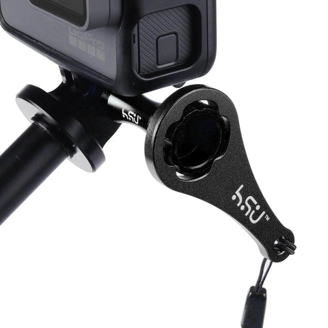 Go To Aluminum Thumbscrew Set With Wrench For GoPro Hero And AKASO Campark Action Cameras, 3 Pack Black With O Rings to Prevent Over Tightening