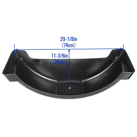 Trailer Fenders With Built In Skirt And Steps 2 Pack Fits Single Axle Trailers With 13 Inch Wheels Plastic Black Fenders