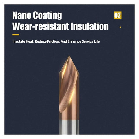 Durable Tungsten Steel Hard Alloy Chamfering And Drilling Guide Tool With 60 90 120 Degree Angles For CNC Machining And Metalworking