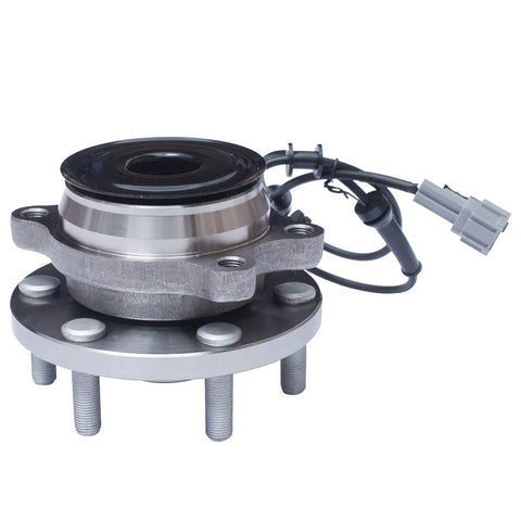 Pair Front Wheel Bearing And Hub Assembly For Nissan Frontier Pathfinder Xterra And Suzuki Equator 6 Lug With ABS