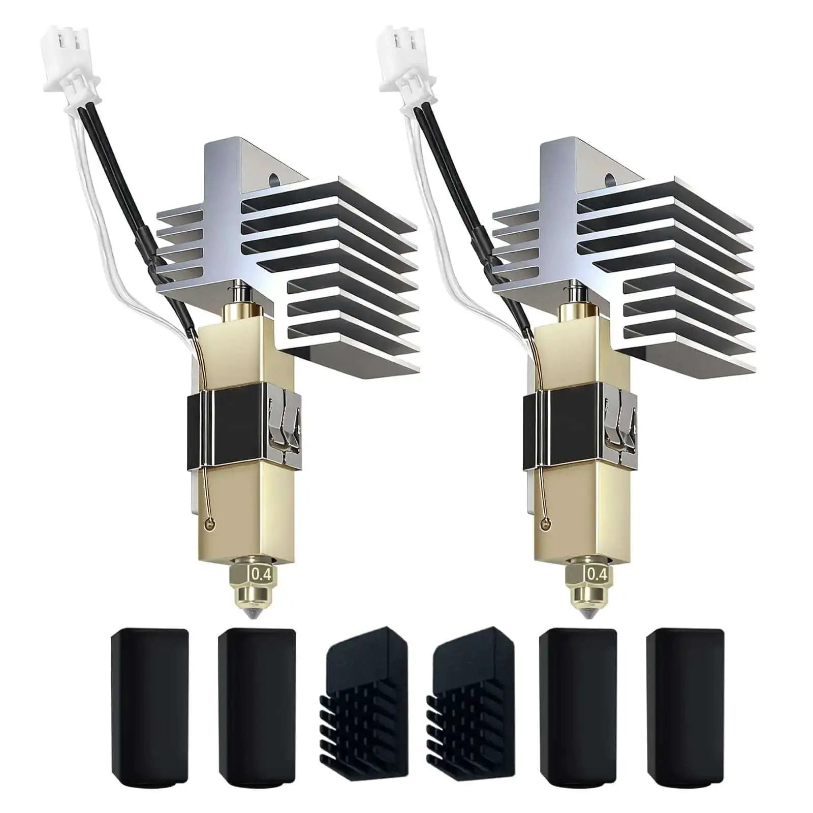 2 Pack 0.4mm Centauri Carbon Hotend Kit For Elegoo CC ...