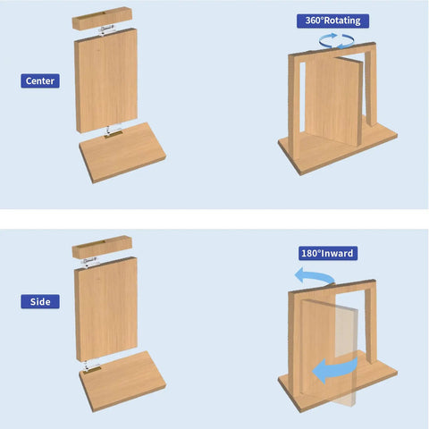 Heavy Duty Hidden Door Pivot Hinges For Wood Doors Stainless Steel Invisible Pivot Hinge With 360 Degree Rotation showcase