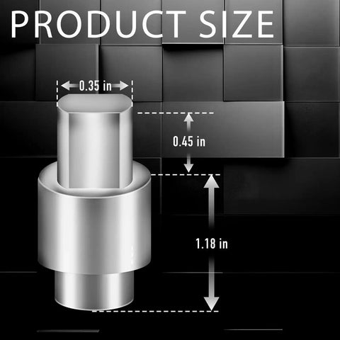 Heavy Duty Aluminum Temperature Door Servo Coupling dimensions with size specifications for Ram 1500 1999-2001 and Ram 2500/3500 1999-2002 replacement