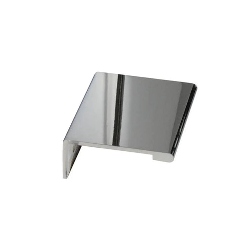 2 Inch Edge Pull In Polished Chrome For Cabinets And Drawers, Modern Sleek Hardware Upgrade With Durable Finish and Smooth Operation