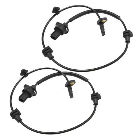 Two black ABS wheel speed sensors with connectors for Honda HR-V front axle (2016-2020)