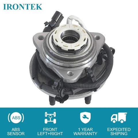 Front Wheel Bearing And Hub Assembly For Ford Ranger 1998 1999 2000 And Mazda B4000 1998 Replacement 5 Lug 4WD With ABS 1 Pack Premium Quality Direct Fit Replacement Budget Friendly