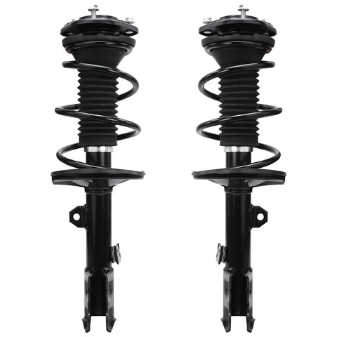 Front Steering Knuckles Kit For 2009 To 2013 Toyota Corolla With Wheel Hub Bearings Front And Rear Struts Coil Springs