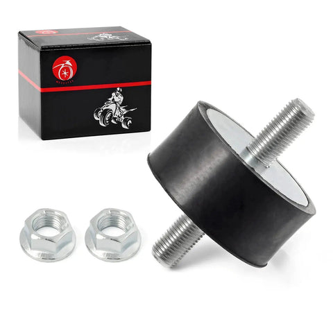 2X Engine Top Motor Mount Rubber for Polaris Sportsman Ranger Quads with nuts and packaging, durable vibration control mount
