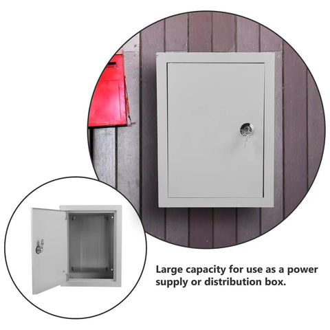 Rugged Outdoor Aluminum Electrical Enclosure Junction Box With Mounting Panel for Weatherproof Outdoor Control and Power Distribution