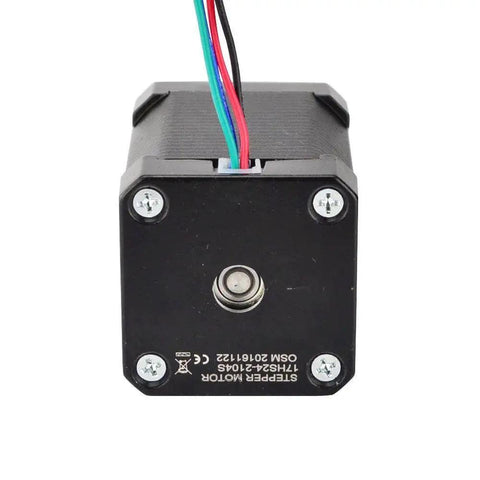 Front view of Three Pack Nema 17 Bipolar Stepper Motors Kit With 92 Oz-In Torque for DIY CNC projects and hobby machines.