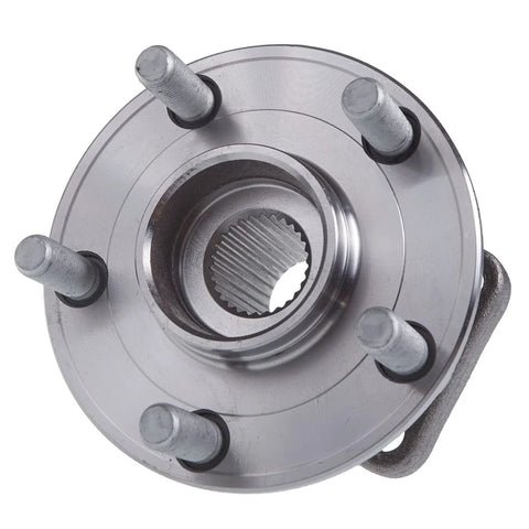 Front Wheel Hub And Bearing Assembly For Subaru Crosstrek 2016 2020 Forester 2014 2018 Impreza 2014 2019 Pro Grade OE Quality ISO TS 16949 Certified High Load Capacity With Ball Or Roller Bearing Drop In Replacement, front view