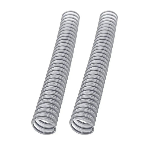 Pack Of 2 Flexible Lower Vacuum Hose Replacement Parts For Home Cleaners, ABS Rubber Composite, Wear Resistant, Easy Install, Durable Vacuum Hose Compatible With Most Vacuums And Cleaners, showing two coiled hoses.