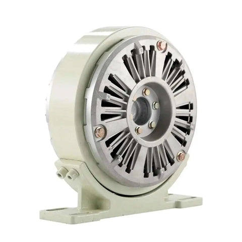 0.6-10 Kg Single Shaft Magnetic Powder Brake With Tension Controller And Base, Electromagnetic Brake System, DC24V Powered