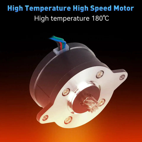 Extruder Motor For 3D Printer X1 X1C P1P P1S 36 Circular Stepper With 9 Tooth Helical Gear high-temp view