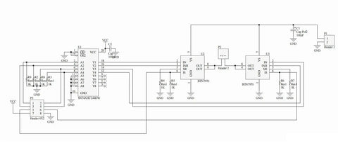 Schematic of Beefy Dual H Bridge DC Motor Driver Module For Arduino With BTS7960 Chip 43A High Current PWM Speed Control