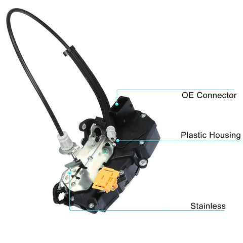 Power Door Lock Actuator Motor With Cable Front Left Fits Cadillac CTS 2009 2014 Replacement Part No 22862244 close-up